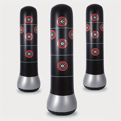 Thickened Inflatable Boxing Column w/ Air Pump Punching Bag Toy Fitness Sandbag