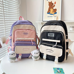 Kids Sweet Backpack Boys Girls Travel Bag School Backpack With Doll Charm