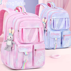 Waterproof Lightweight Student Schoolbag Large Capacity Backpack