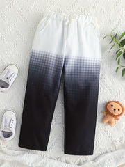 Boys Gradient Soft Long Pants, Spring/Autumn Kids Clothing