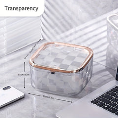 Paper Basket Desktop Trash Can Household Storage Box Cosmetics Mini Trash Can