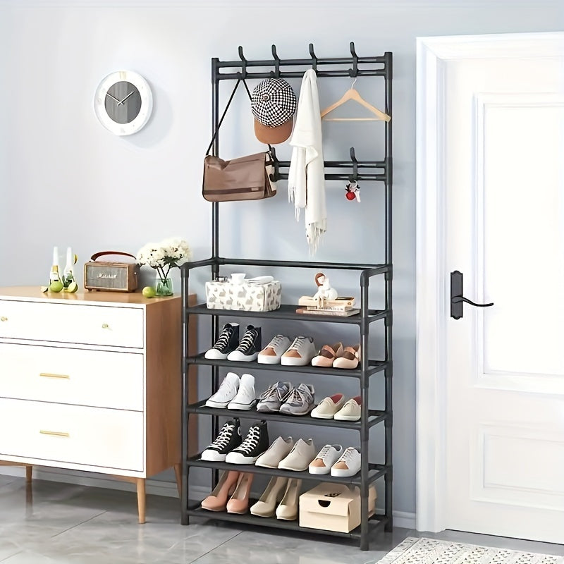 1pc Carbon Steel Shoe Rack Storage Hanger Shoe Storage Device