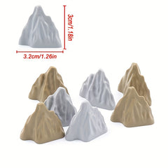 9pcs Forest Rockery Accessories for Scene Building