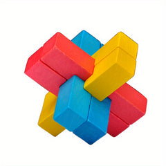 Wooden Puzzle Toys Kongming Locks Luban Locks Football 24 Locks 6 Tong