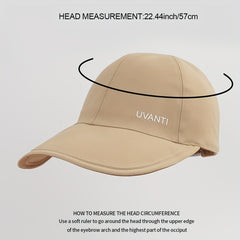 Sun Hat Wide Brim UV Protection Lightweight Dad Hat