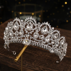 Rhinestone Alloy Crown Bridal Hairband Headband Party Favors