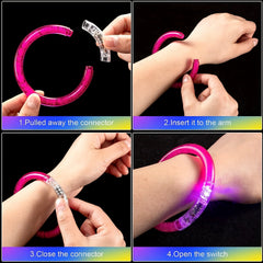 Neon Glow Wristbands for Parties and Events