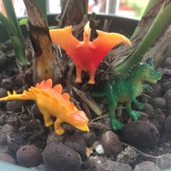 12pc Realistic Dinosaur Toy Set T Rex Triceratops Brachiosaurus Veloci