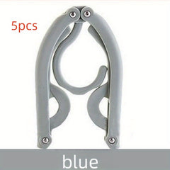 5pcs Folding Drying Rack Magic Travel Hanger Home Plastic Underwear Rack