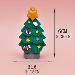 1pc Cartoon 3D Christmas Doll Keychain Pendant For Men Women