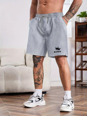 KING Comfy Drawstring Casual Shorts for Men