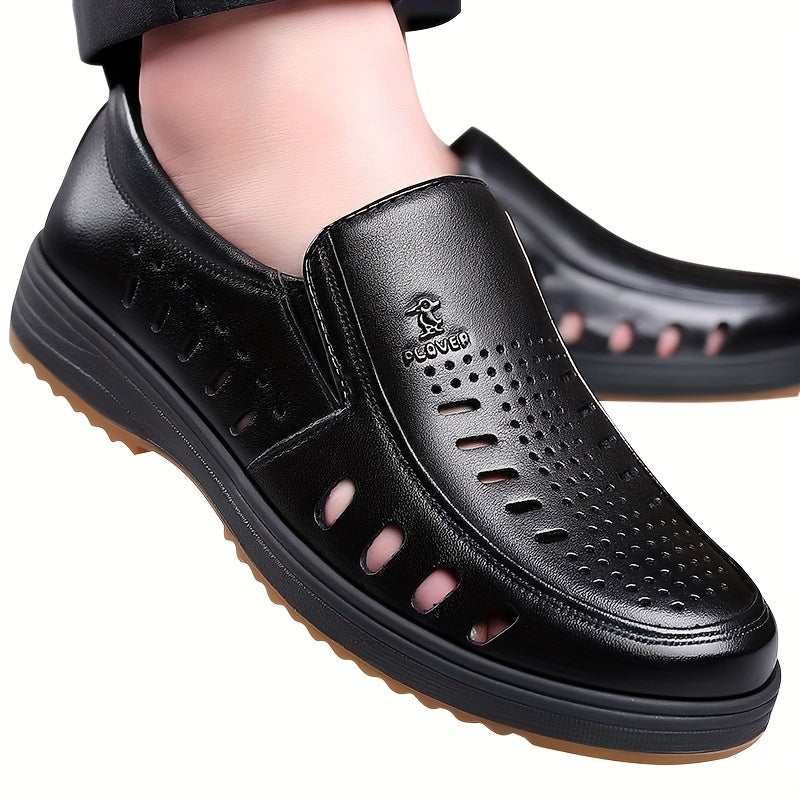 Men's Slip On Formal Shoes Hollow Out Design