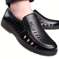 Men's Slip On Formal Shoes Hollow Out Design