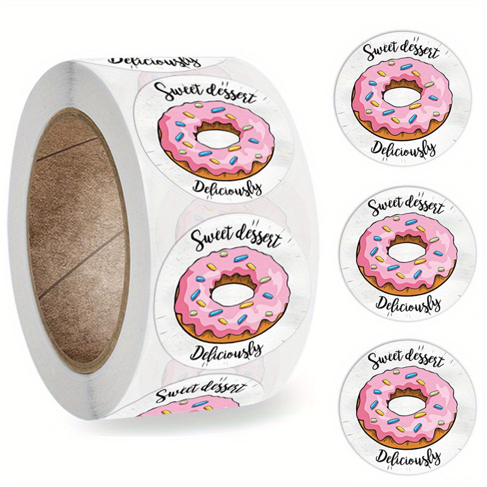 500pcs Sweet Dessert Thank You Stickers Scrapbooking DIY Stationery Stickers