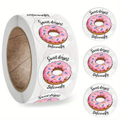500pcs Sweet Dessert Thank You Stickers Scrapbooking DIY Stationery Stickers