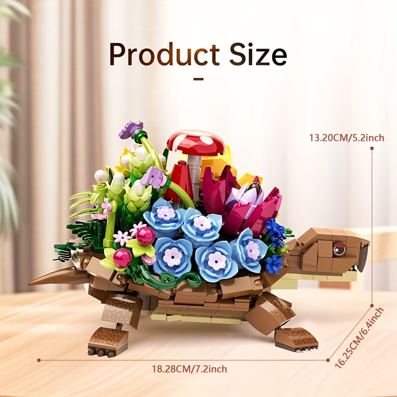 477pcs Turtle Animal Building Set for Kids 6-10 Boys Girls Toys
