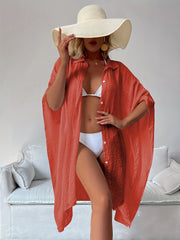 Beach Shirts Cover Up Loose Kimono for Swimwear
