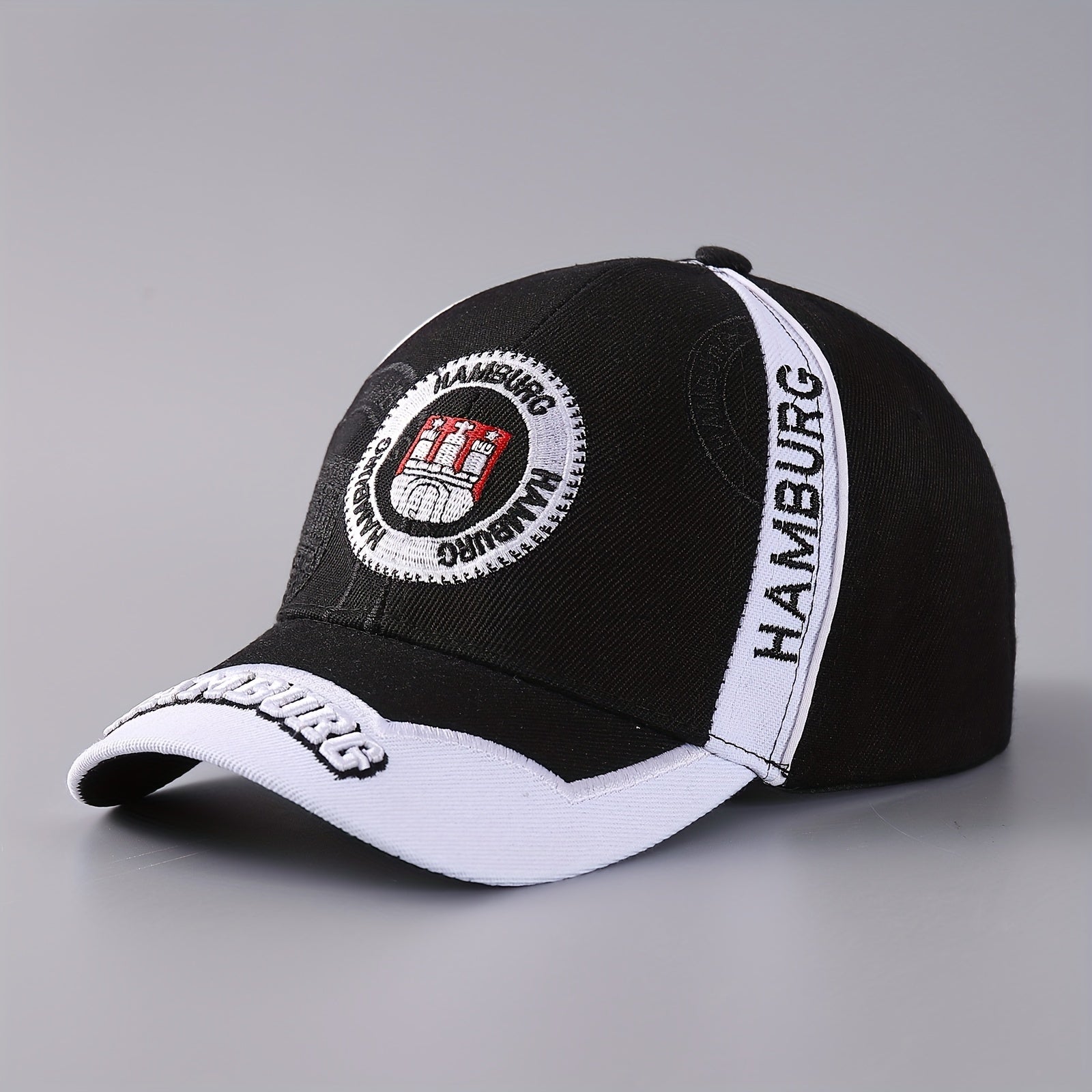 Letter Baseball Cap Men's Casual Curved Brim Peaked Cap