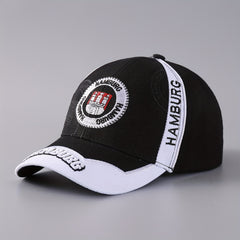 Letter Baseball Cap Men's Casual Curved Brim Peaked Cap