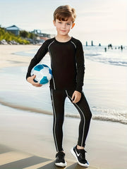 Boys Sports Quick Drying Fitness Suits - Basketball Football Clothes