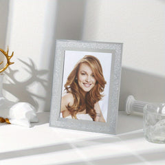 Crystal Glass Photo Frame Silvery Wedding Family Photo Frame