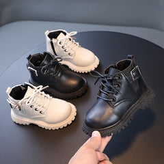 Girls Non Slip Zipper Boots for Indoor Outdoor Travel