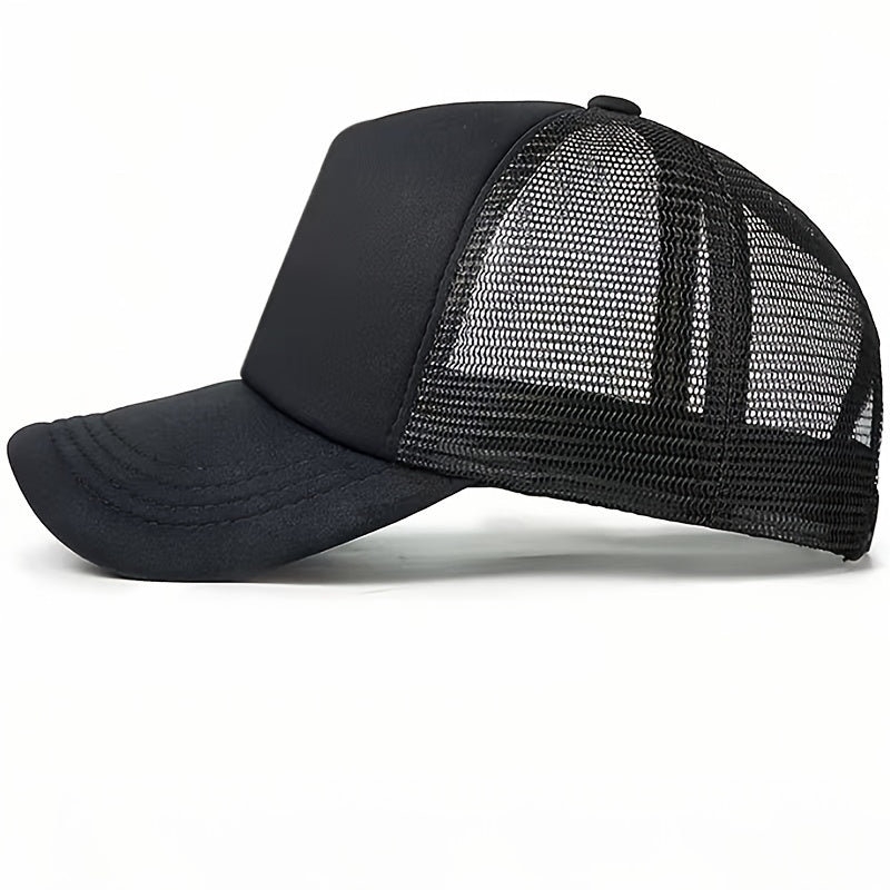 Adjustable Sponge Mesh Sunshade Baseball Cap Peaked Cap