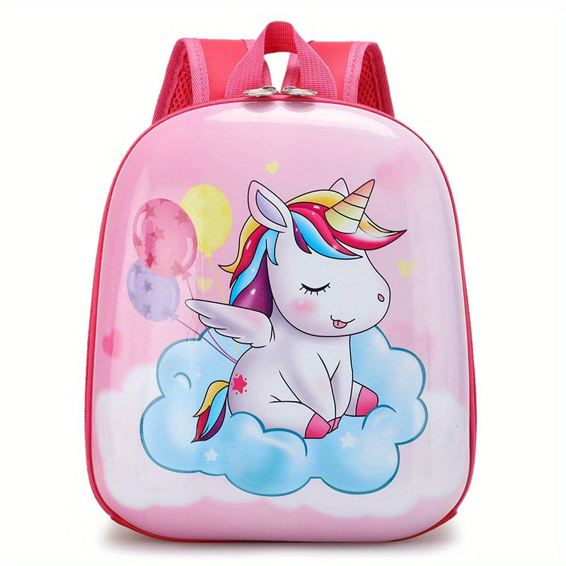Eggshell Shape Kids Schoolbag Unicorn Dinosaur Backpack