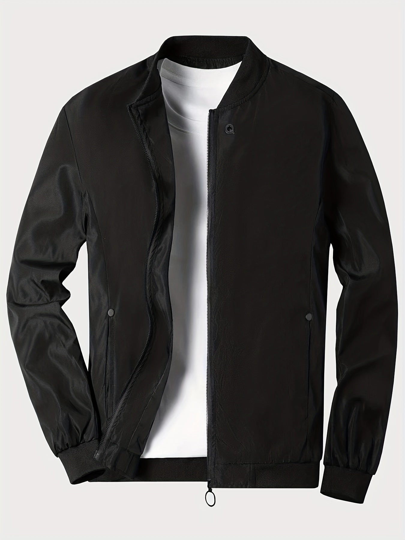 Men's Zipper Jacket Windbreaker Windproof Coat