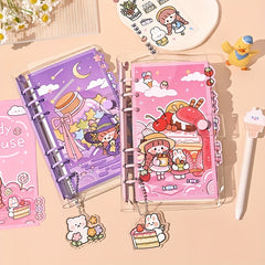 Transparent Diary Loose leaf Book Removable Journal Book Good Notepad
