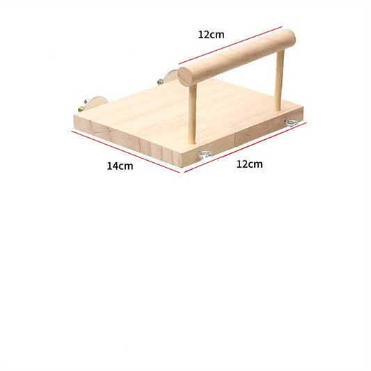 Colorful Beads Parrot Toy Swing Climbing Ladder Jumping Board