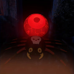 Inflatable Glowing Spider for Halloween Decoration