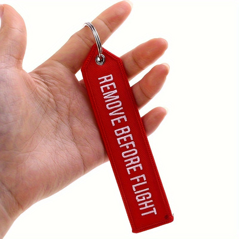 Remove Before Flight Lanyard Keychain Bag Wallet Car Key Chain Pendant