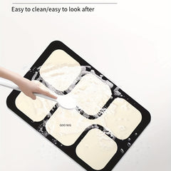 Soft Non Slip Diatom Mud Bath Rug Quick Drying Shower Carpet