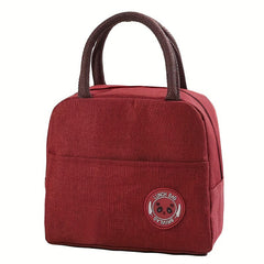 Insulated Lunch Box Bag Aluminum Foil Bento Cooler Handbag for Work & Out