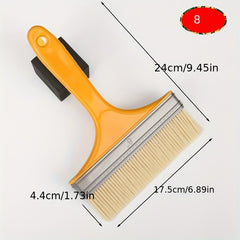 Plastic Handle Planting Brush Grinding Pointed Wire Brush