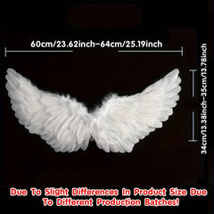 Angel Feather Wings Fairy Stick Headband 3pcs Set Toy