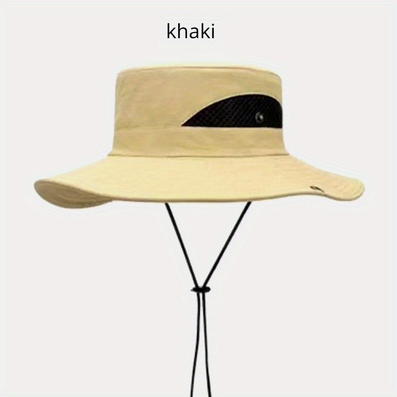 Jungle Sun Hat Outdoor Bucket Hat Sun Protection Big Brim Hat