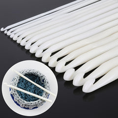 Plastic Crochet Hooks Set Weaving Tools Wool Sweater Needles