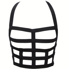 Gothic Chest Harness Belt Elastic Body Suspenders