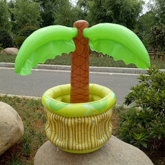 1pc Inflatable Palm Tree Cooler Beverage Holder for Pool Party