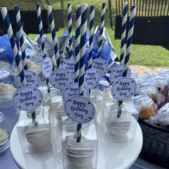 Clear Single Cake Pop Box With Hole 4X4X5.08cm Treat Boxes Small Gift Boxes