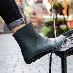 Men's Waterproof Knee High Rain Boots for Outdoor Working Fishing
