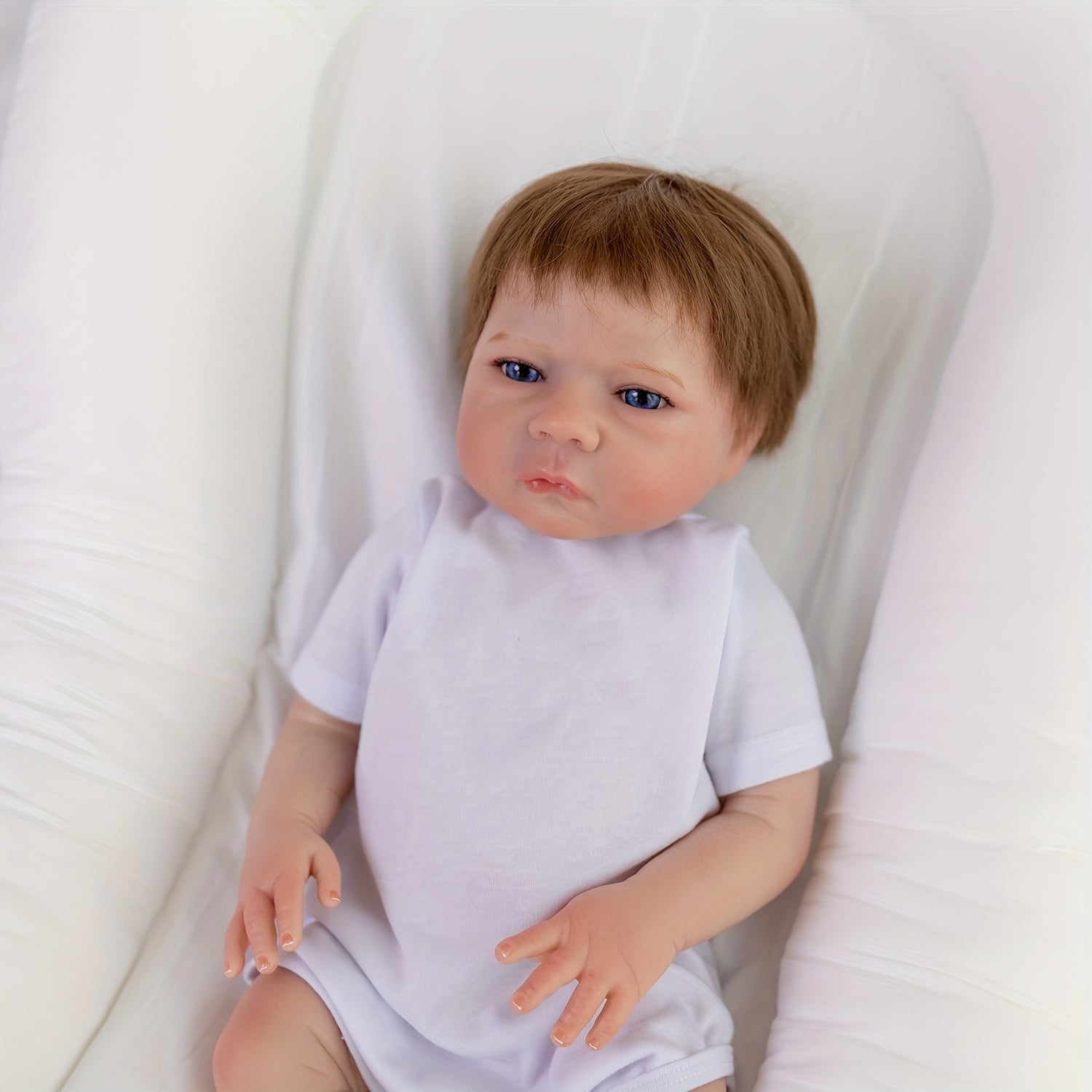 45 72 Cm Reborn Baby Doll Realistic Soft Body Baby Doll Toy For Kids