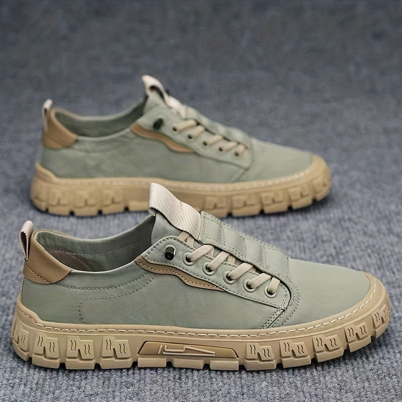 Men's Casual Lace-up Sneakers Comfortable Breathable Shoes