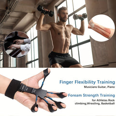 Adjustable Finger Exerciser Grip Strength Trainer Hand Strengthener
