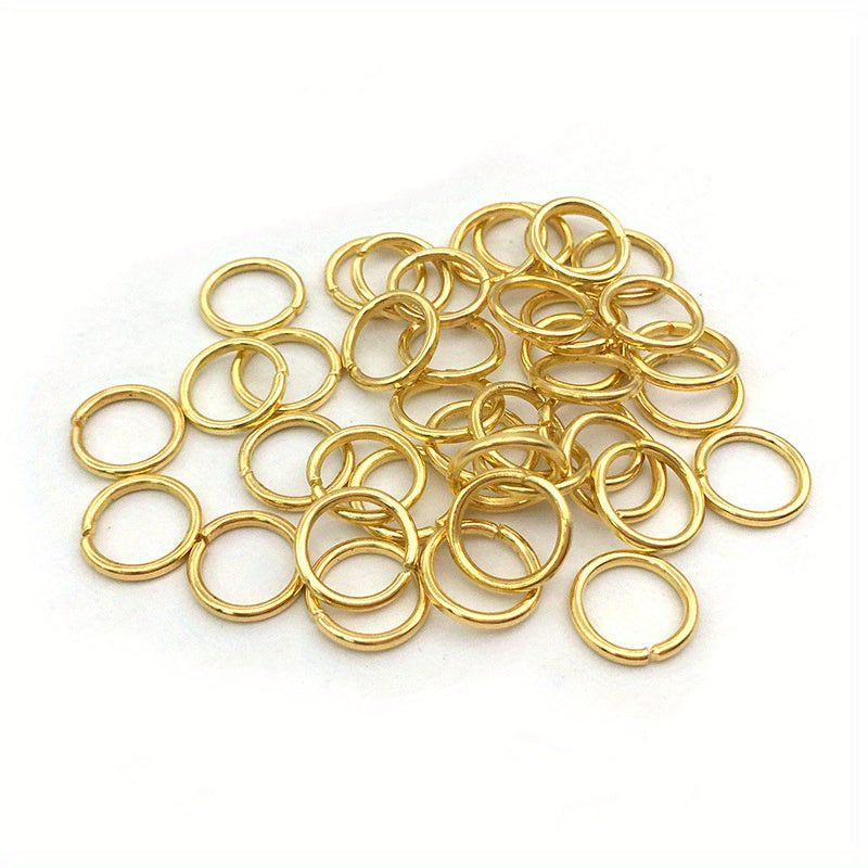 100pcs O Shaped Ring Single Iron Ring C Ring 4-12mm DIY Jewelry Accessories