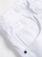 Men's Slim Fit Ripped Jeans Casual Stretch Denim Pants