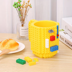 350ml Building Block Coffee Cup Solid Creative Water Cup
