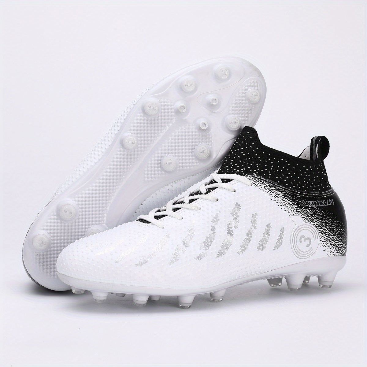 Men's Pro Soccer Shoes Outdoor Cleats Lightweight Breathable